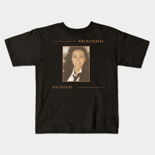 miki matsubara vintage Kids T-Shirt